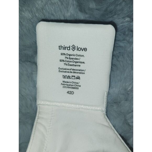 ThirdLove Organic Cloud Cotton Perfect Coverage Bra Size 42D Organic Cotton - Picture 3 of 4